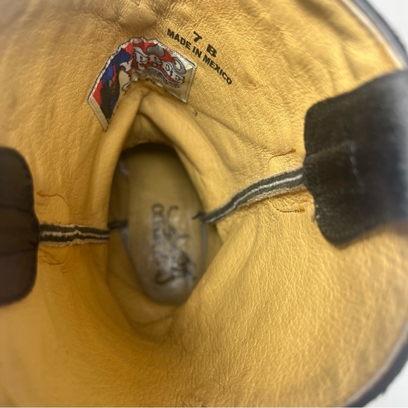 Old Gringo Black and Gold Western Rhinestone Boots - Picture 14 of 15